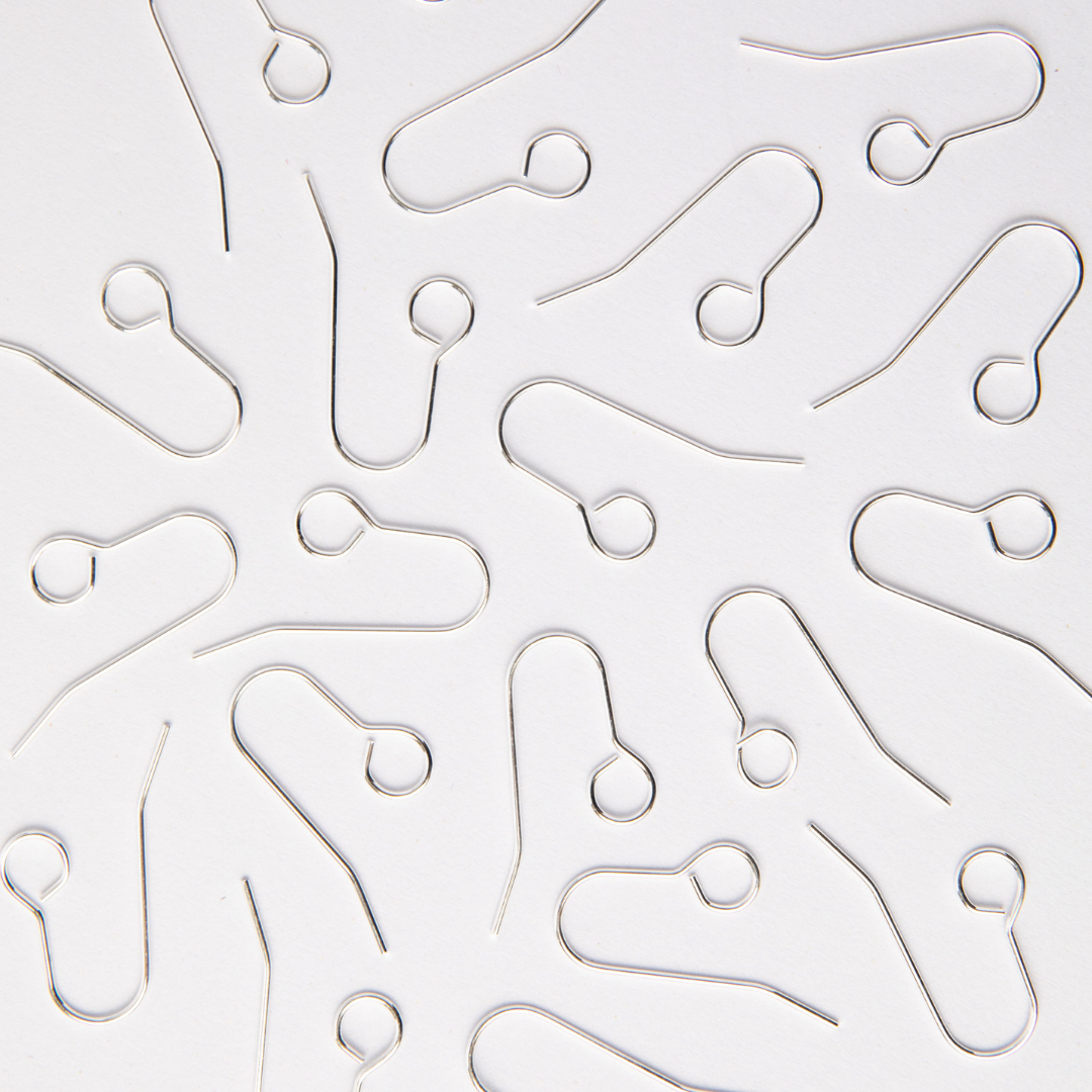 30mm Silver All In One Hook Earrings in Stainless Steel (304)