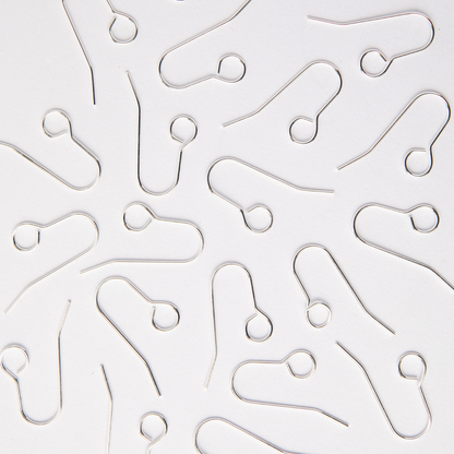 30mm Silver All In One Hook Earrings in Stainless Steel (304)