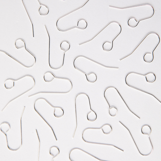 30mm Silver All In One Hook Earrings in Stainless Steel (304)