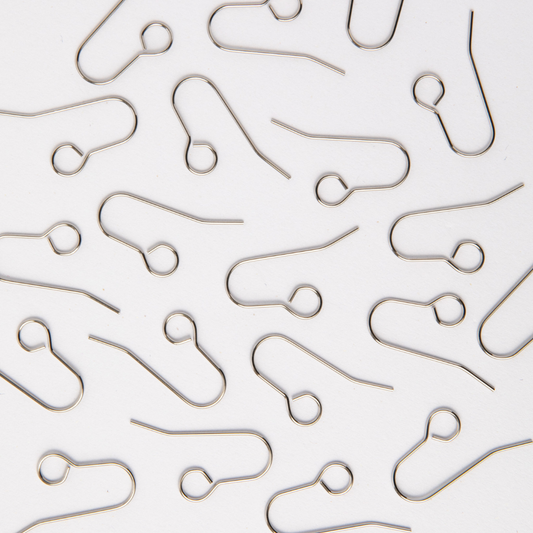 30mm Steel All In One Hook Earrings in Stainless Steel (304)