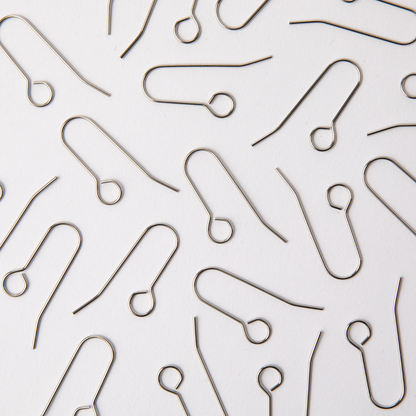 35mm Steel All In One Hook Earrings in Stainless Steel (304)