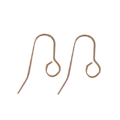 30mm Rose Gold All In One Hook Earrings - Stainless Steel (304) - 20 pieces
