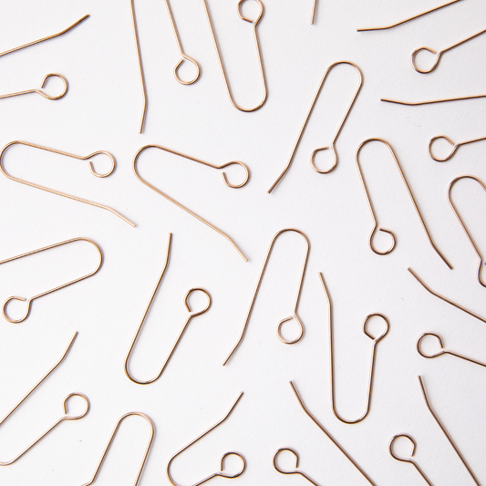 40mm Rose Gold All In One Hook Earrings in Stainless Steel (304)
