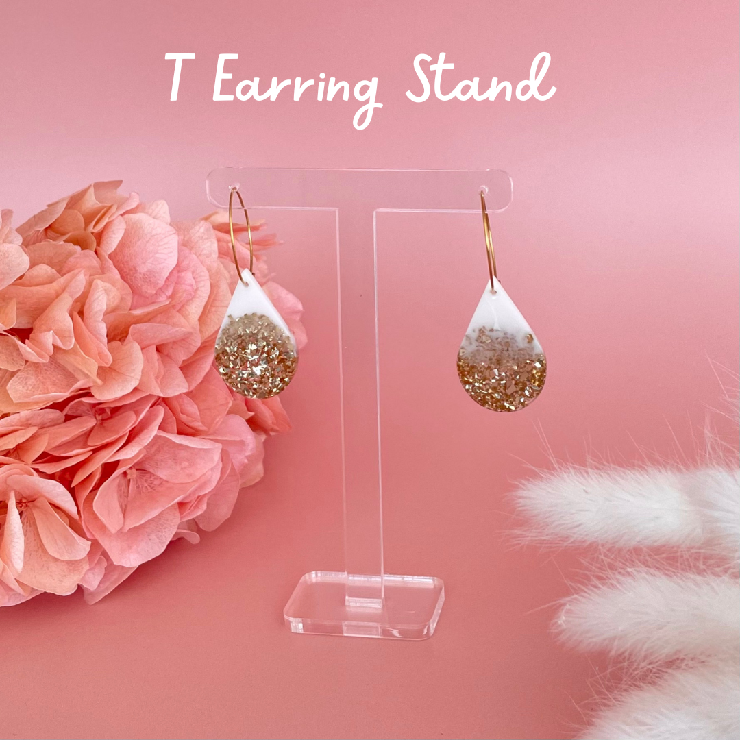 Rose gold 2025 earring stand
