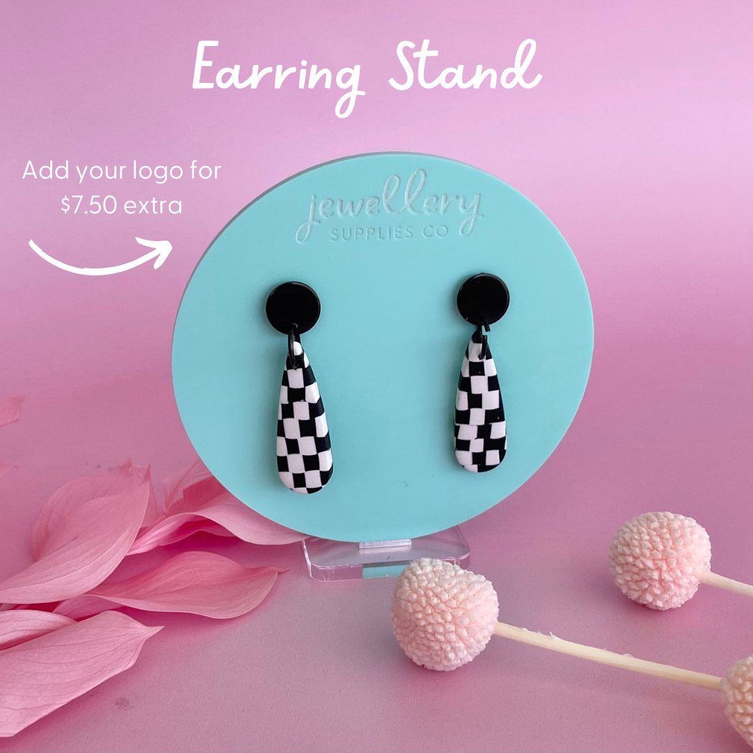 Black earring deals stand